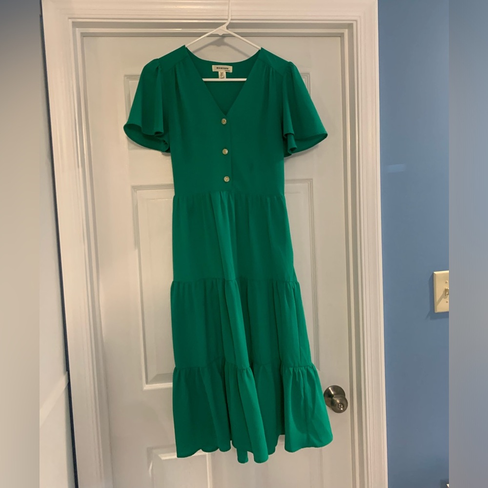 Women’s Kelly Green Monteau Los Angeles Maxi Dress